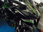 KAWASAKI NinjaH2 2023 顏色 黑深綠 - 「Webike摩托車市」